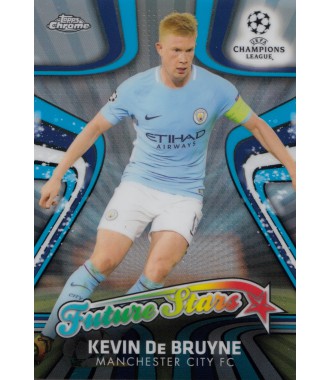 TOPPS CHROME UEFA CHAMPIONS LEAGUE 2017-2018 FUTURE STARS Kevin De Bruyne (Manchester City FC)